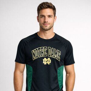Proedge Men's Medium M Notre Dame Fighting‎ Irish Athletic Activewear Shirt Tee